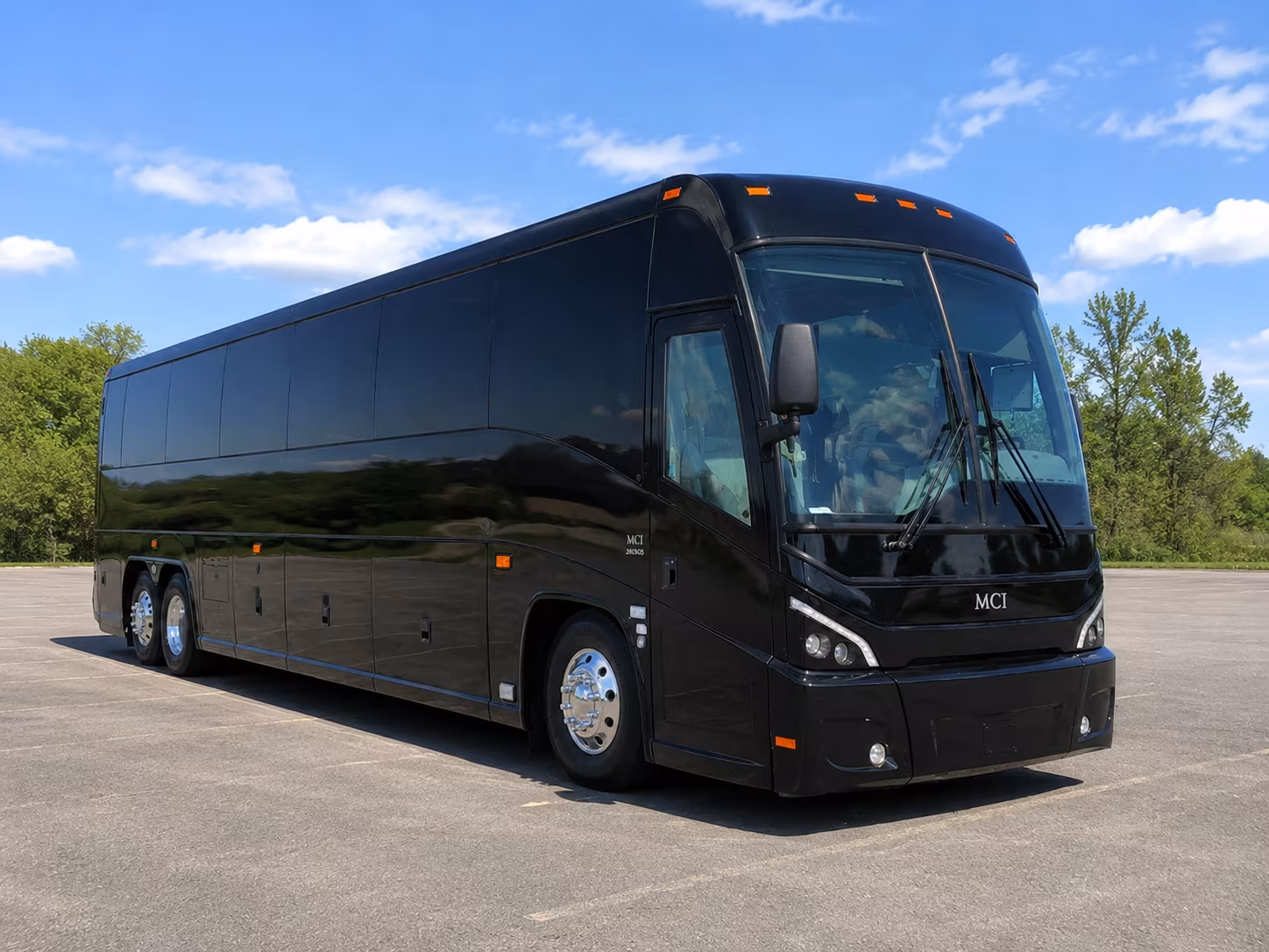 El Paso School Event Transportation party bus exterior