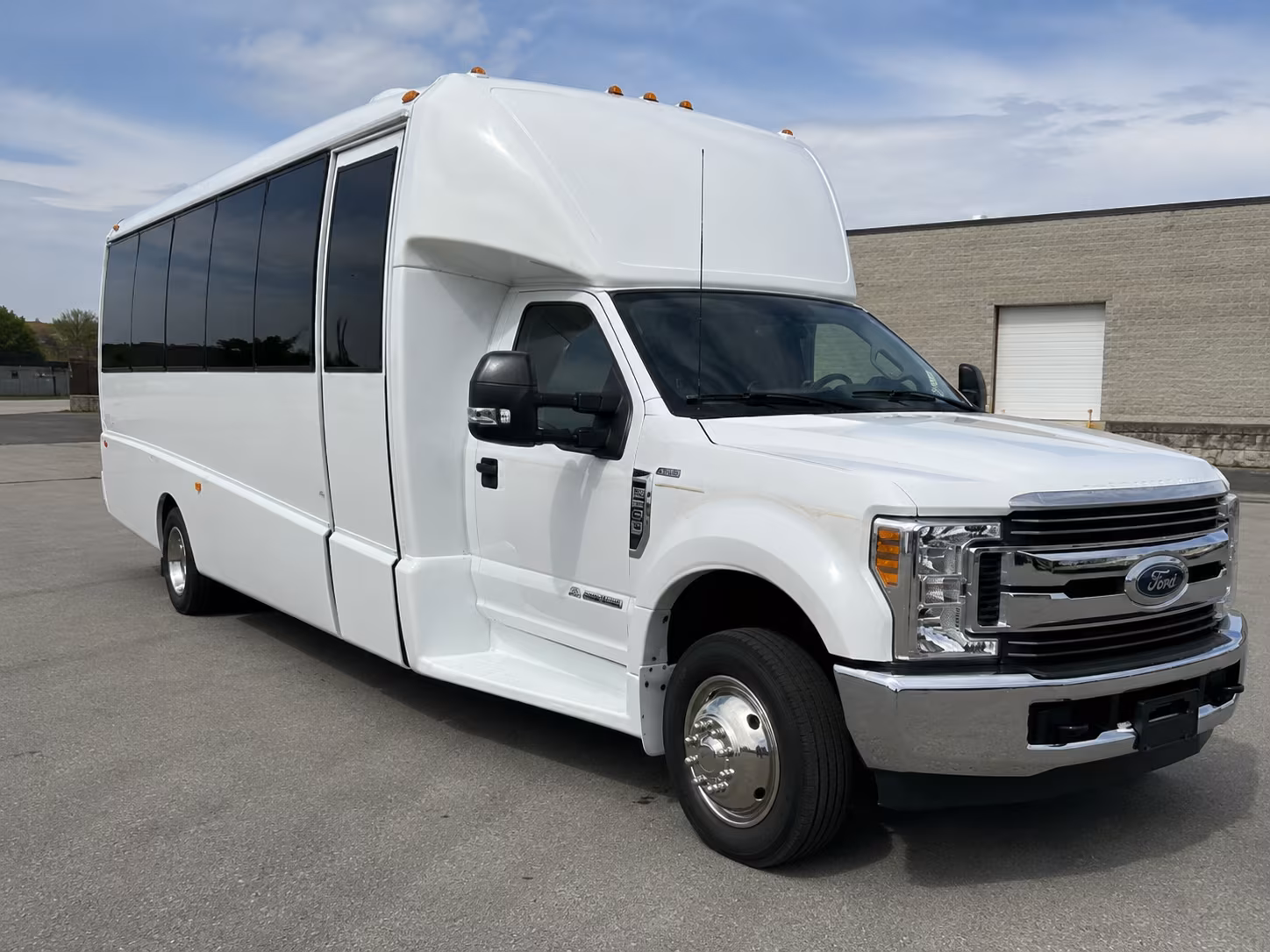 El Paso School Event Transportation party bus exterior