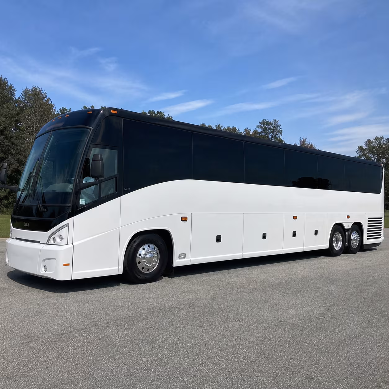 El Paso School Event Transportation party bus exterior
