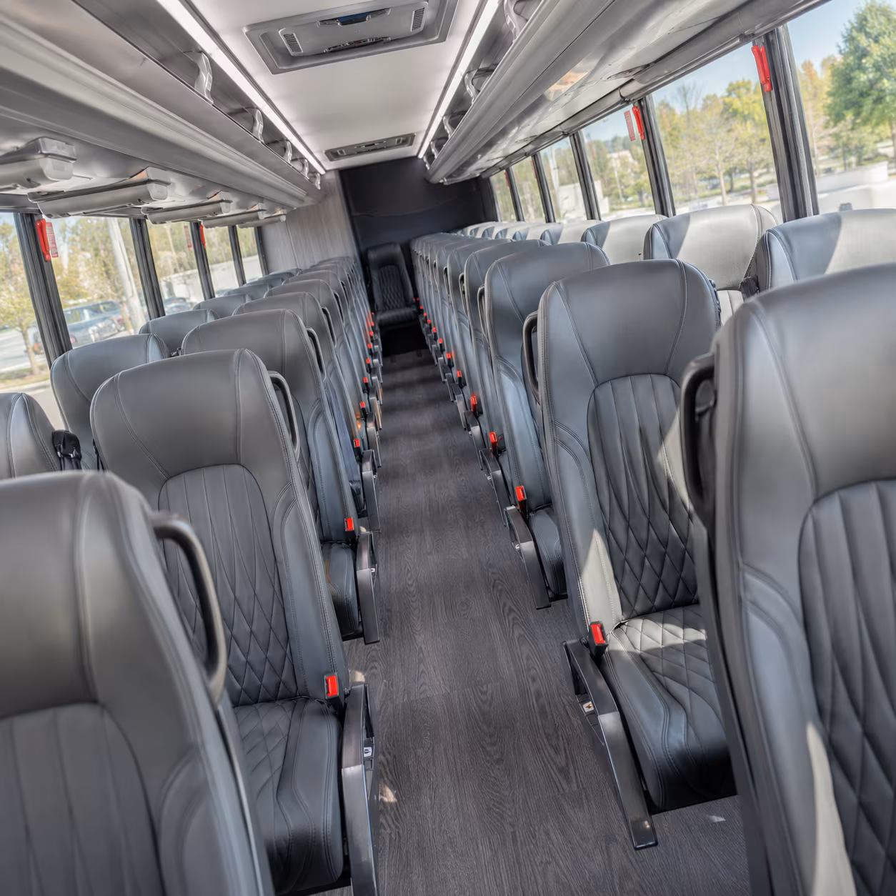 El Paso School Event Transportation party bus exterior